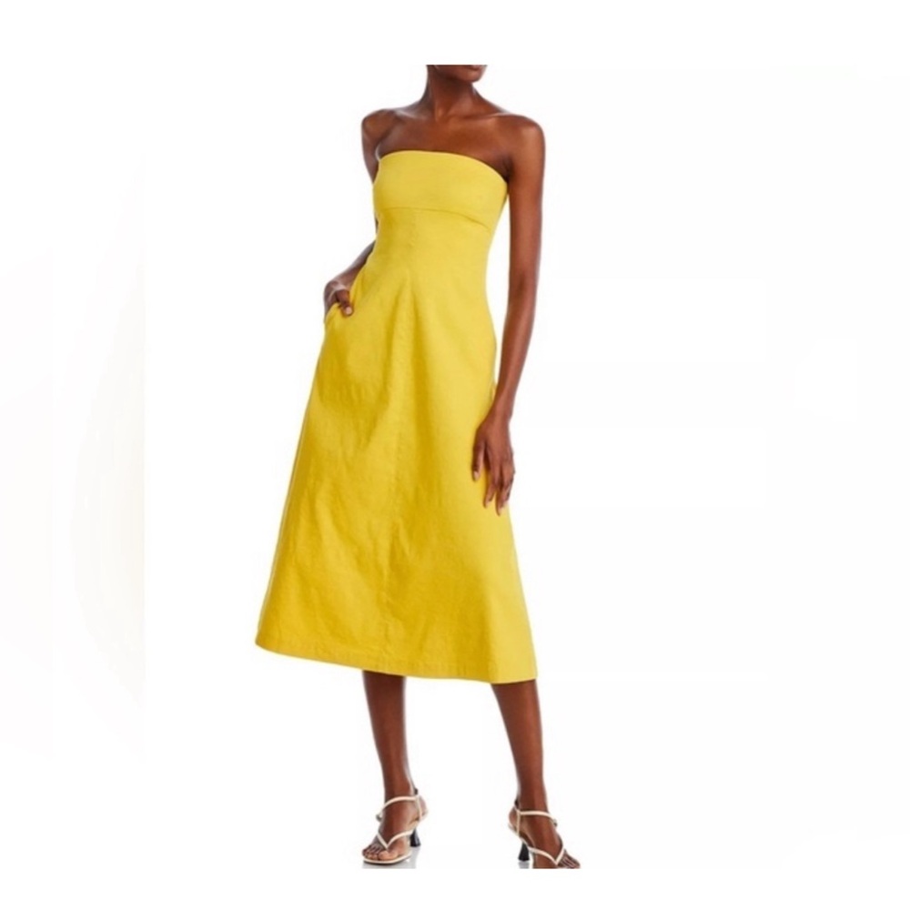 A.L.C. Strapless Ellis Yellow Dress